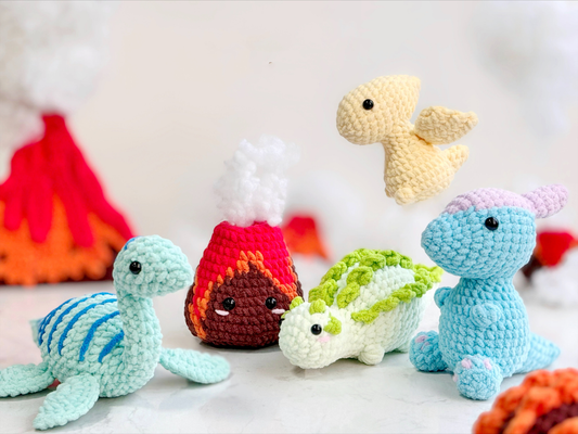 Combo Dinosaur Crochet Patterns