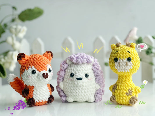 Zoo Animals No Sew Crochet Patterns