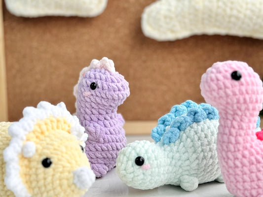 Dinosaur Jurassic World No Sew Crochet Patterns