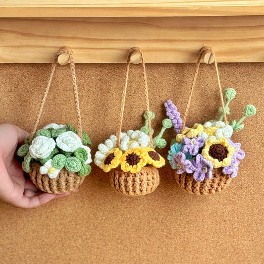 Car Hanging Plant Crochet Patterns