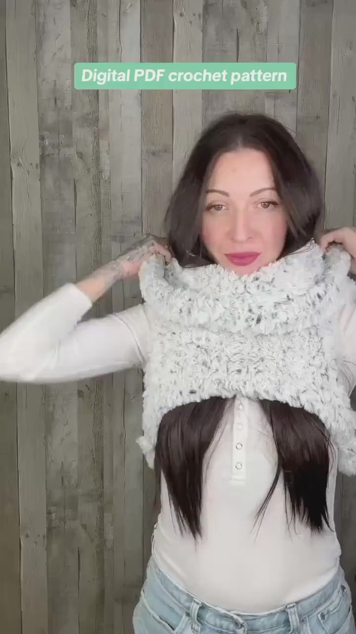 Hooded Cowl Crochet Pattern