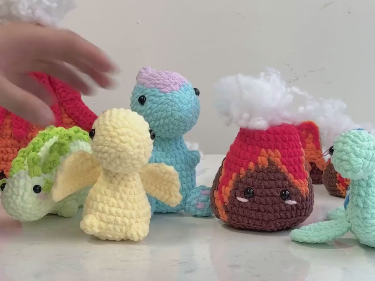 Combo Dinosaur Crochet Patterns